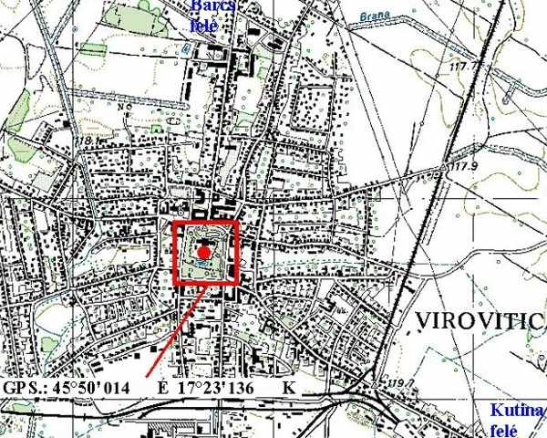 verőce térkép Verőce   Pejácsevics kastély verőce térkép